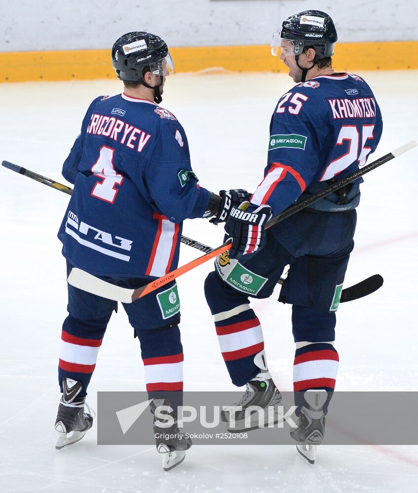 Ice hockey. KHL. Torpedo vs. CSKA