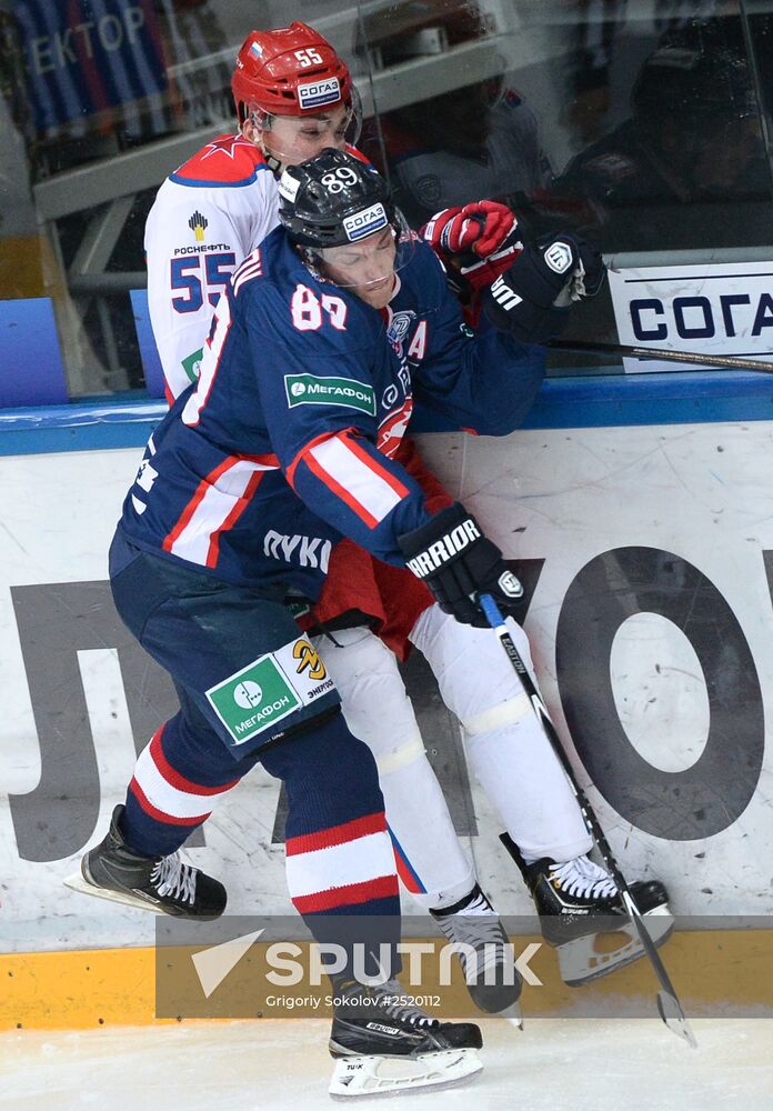 Ice hockey. KHL. Torpedo vs. CSKA