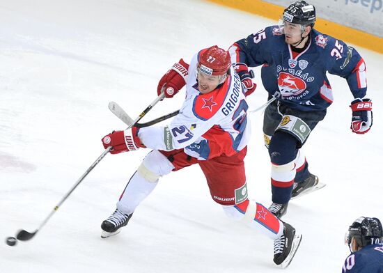 Ice hockey. KHL. Torpedo vs. CSKA