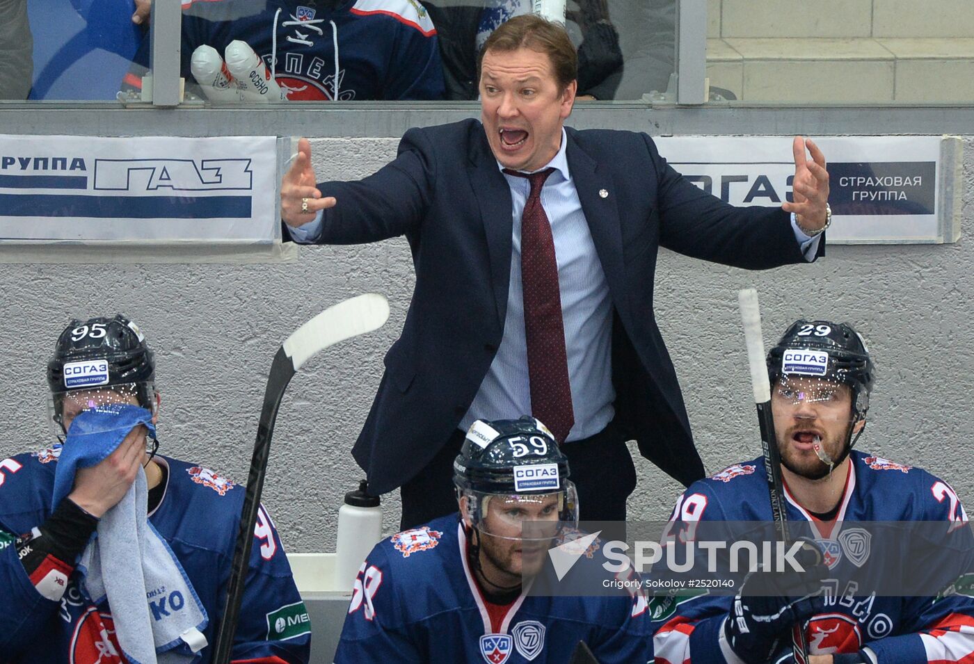 Ice hockey. KHL. Torpedo vs. CSKA