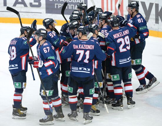 Ice hockey. KHL. Torpedo vs. CSKA