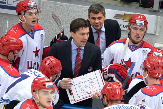 Ice hockey. KHL. Torpedo vs. CSKA