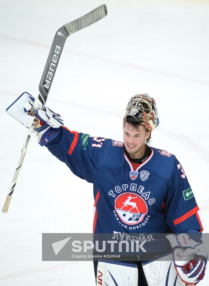 Ice hockey. KHL. Torpedo vs. CSKA