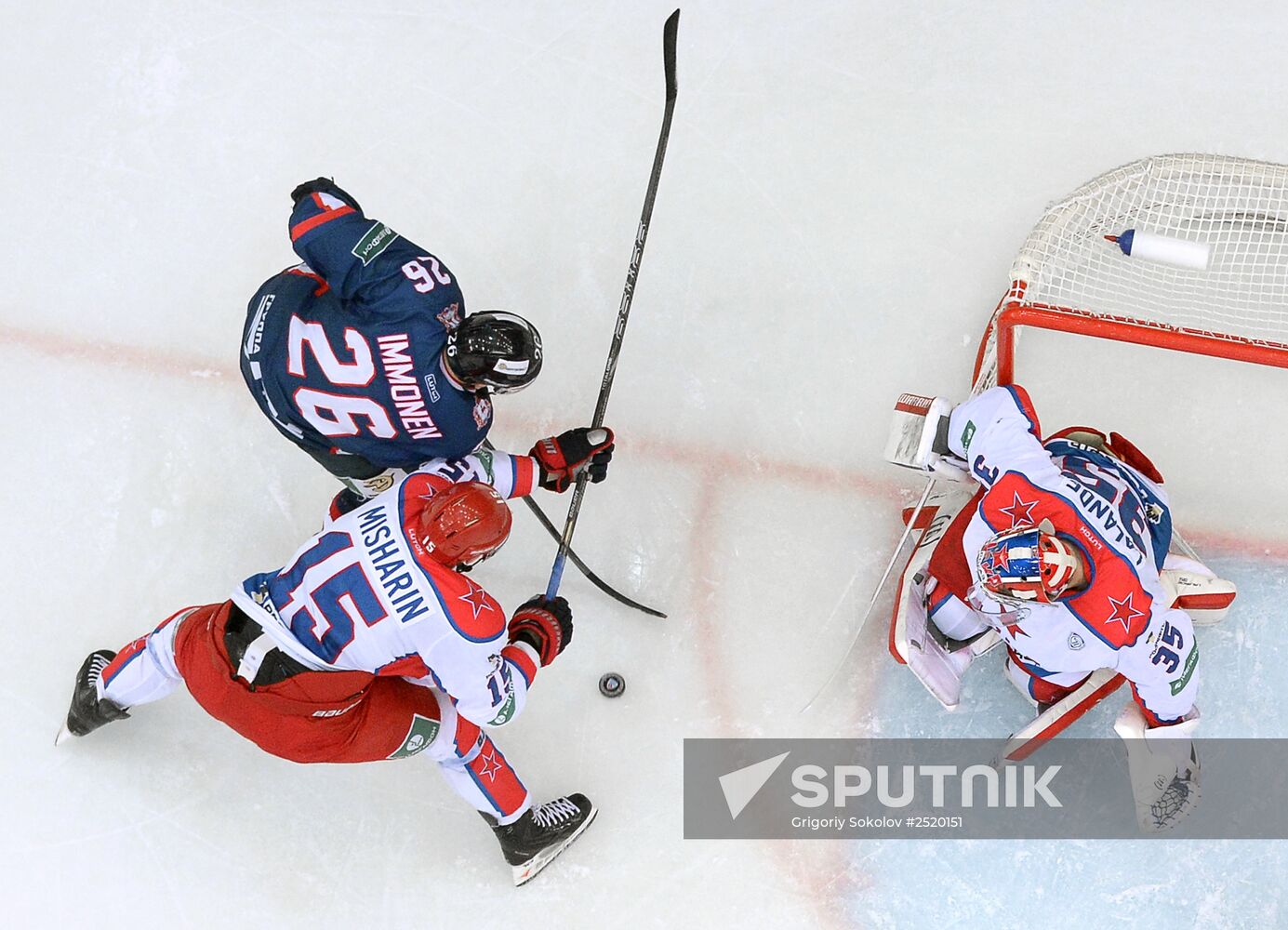 Ice hockey. KHL. Torpedo vs. CSKA