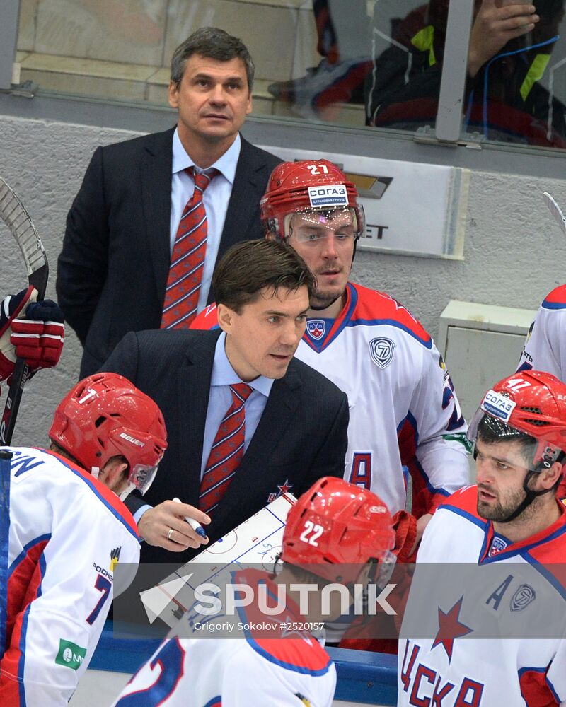 Ice hockey. KHL. Torpedo vs. CSKA