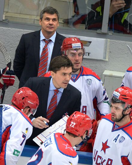 Ice hockey. KHL. Torpedo vs. CSKA