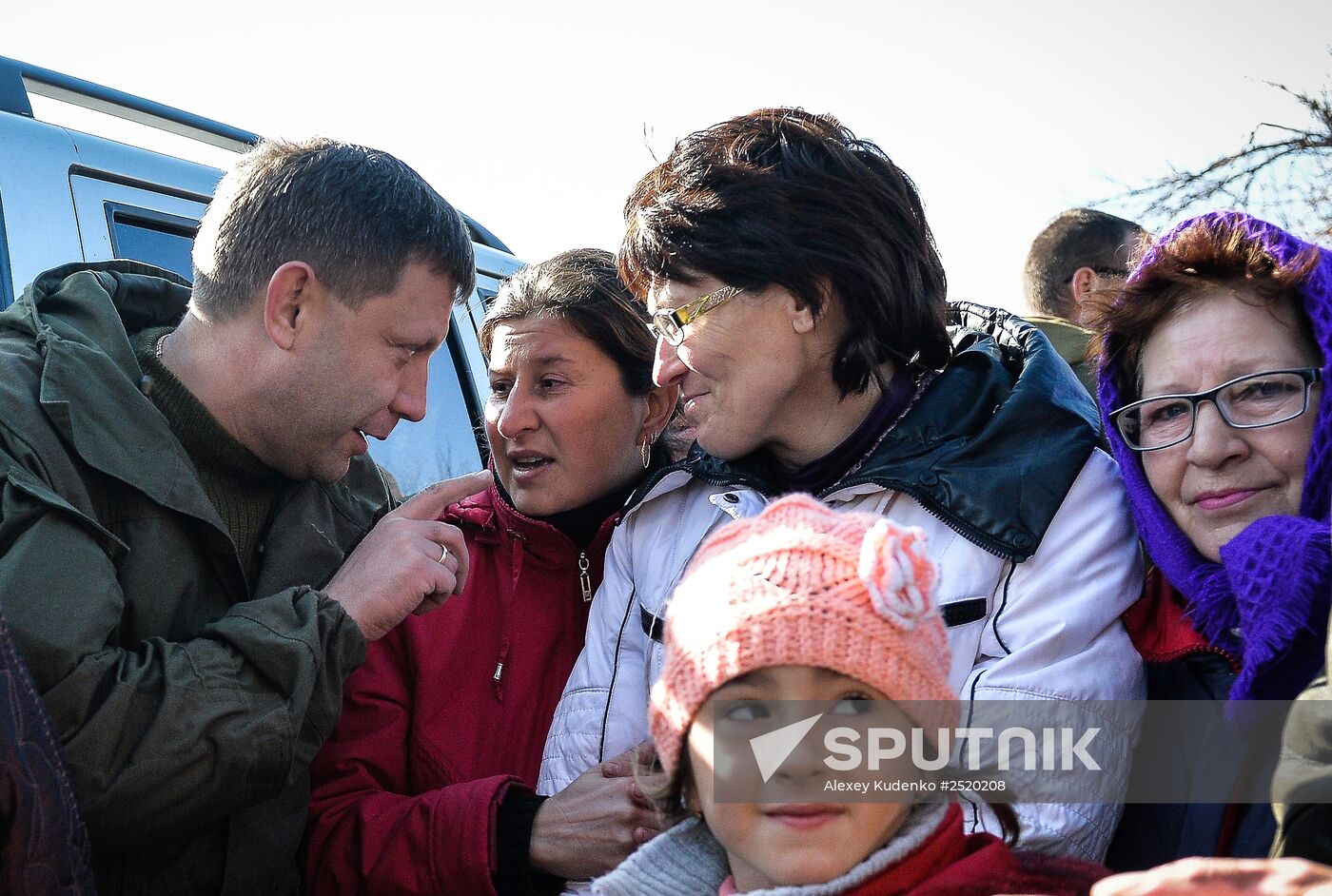 Alexander Zakharchenko visits Novoazovsk