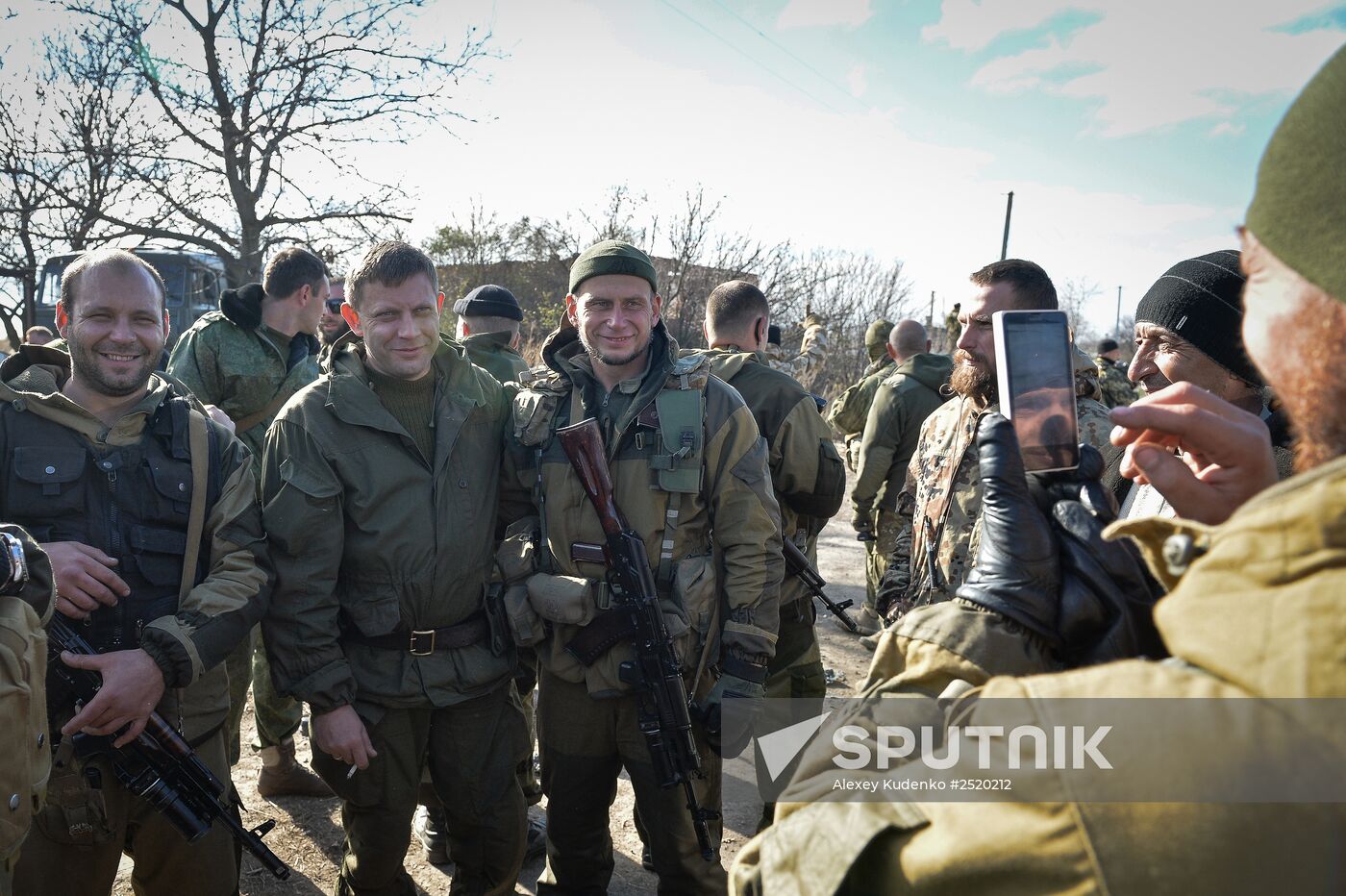 Alexander Zakharchenko visits Novoazovsk