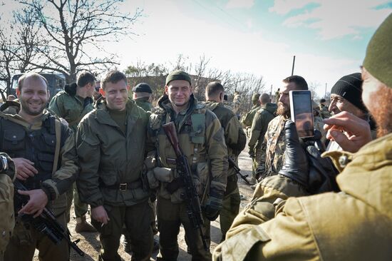 Alexander Zakharchenko visits Novoazovsk