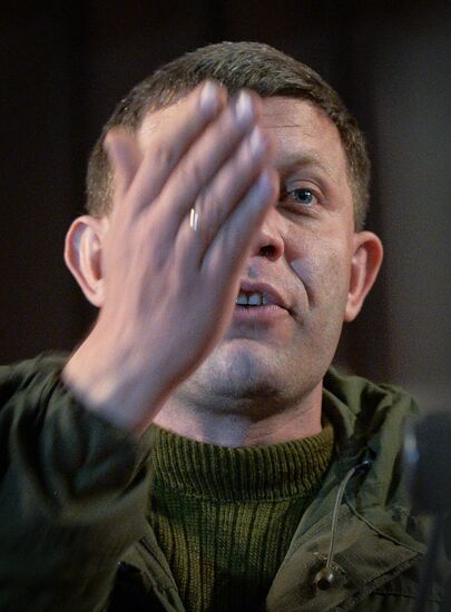 Alexander Zakharchenko visits Novoazovsk