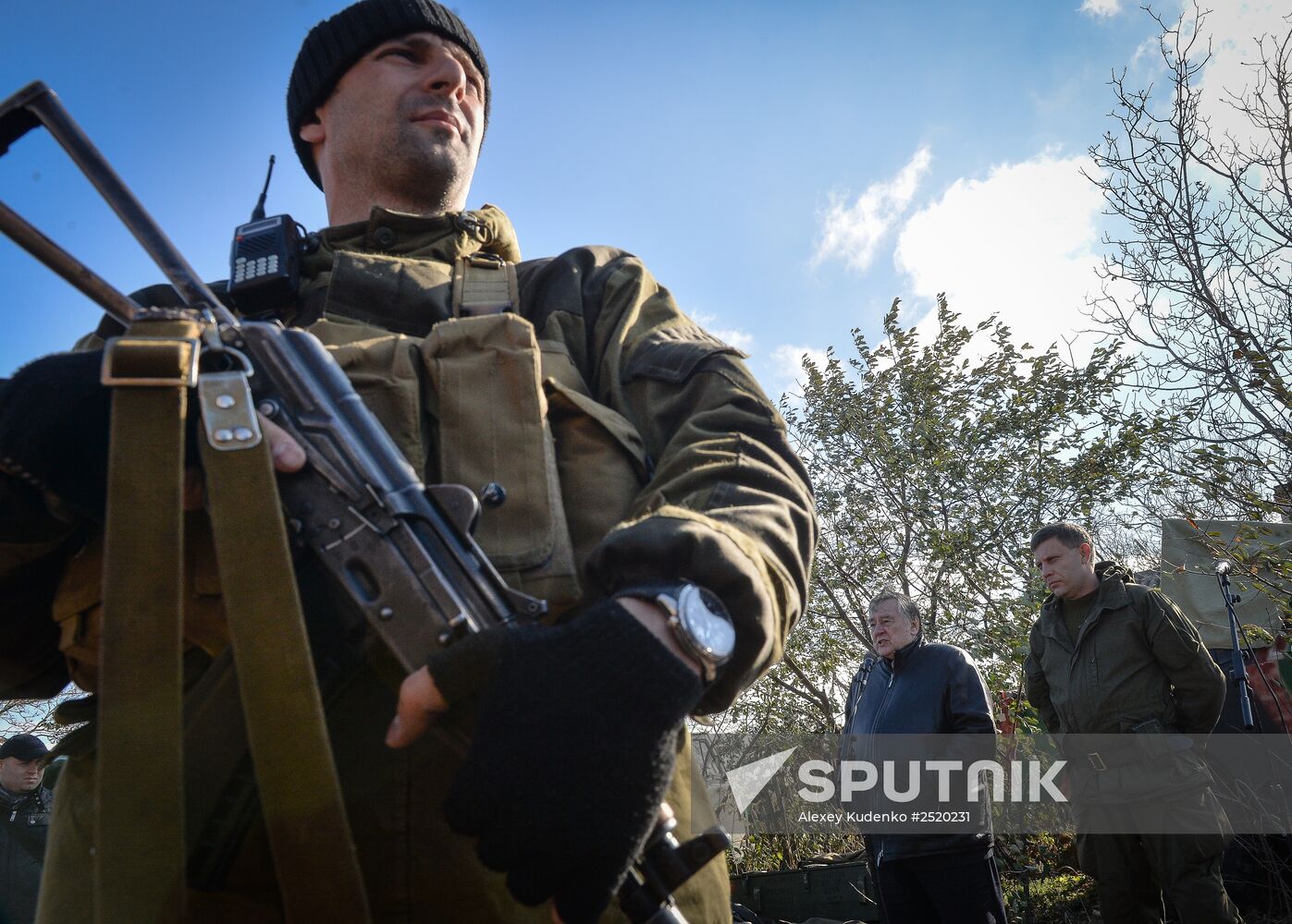 Alexander Zakharchenko visits Novoazovsk