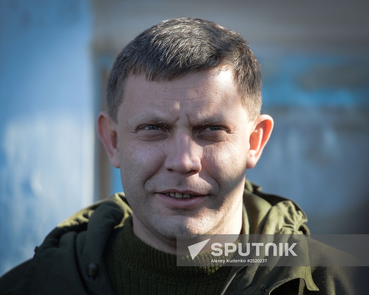 Alexander Zakharchenko visits Novoazovsk