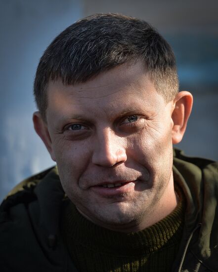 Alexander Zakharchenko visits Novoazovsk