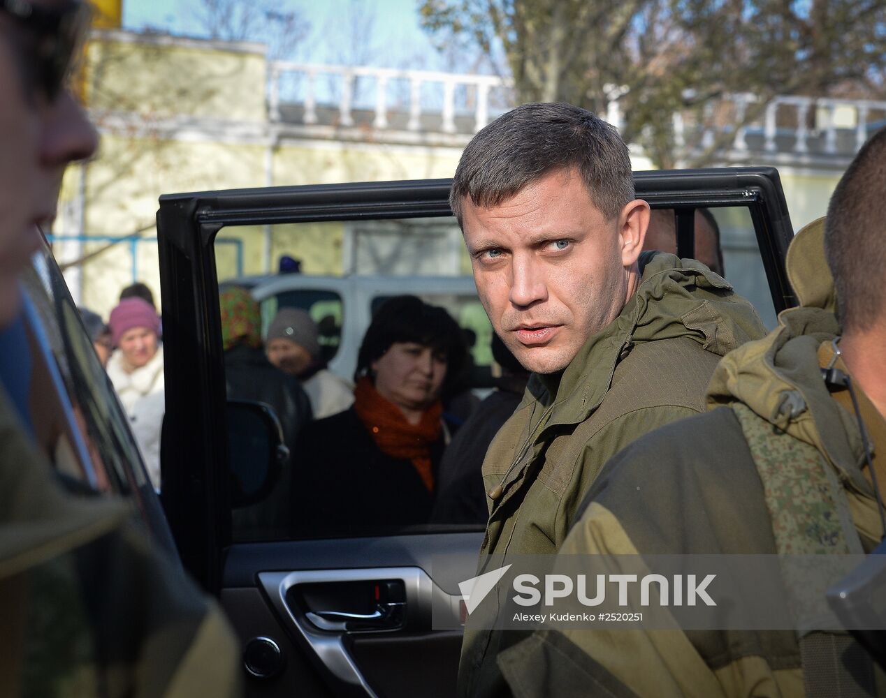 Alexander Zakharchenko visits Novoazovsk