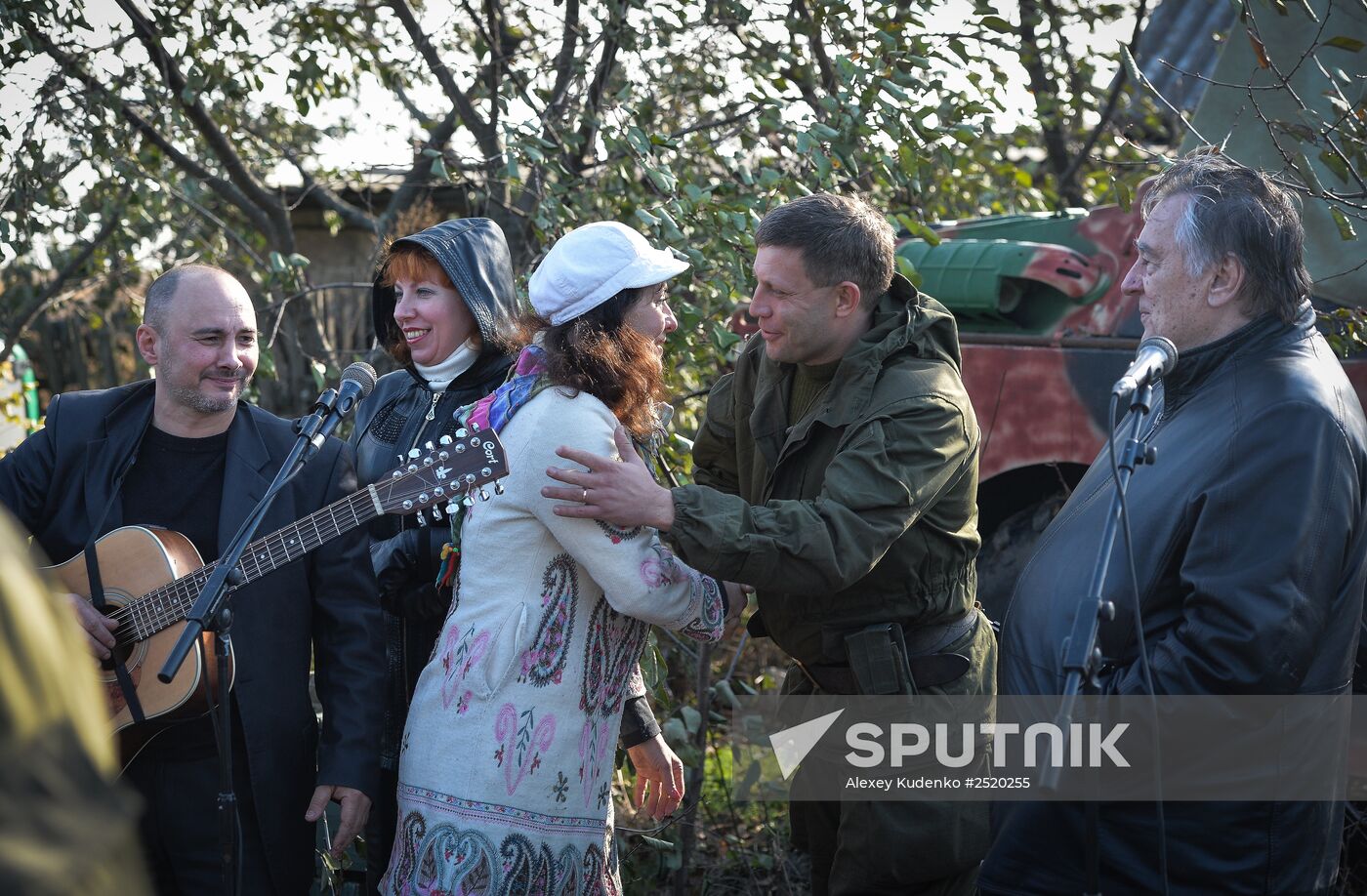 Alexander Zakharchenko visits Novoazovsk