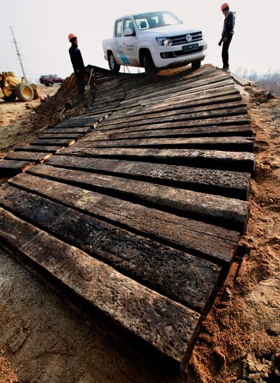 Construction of Primorskoye Koltso Sports and Technical Complex