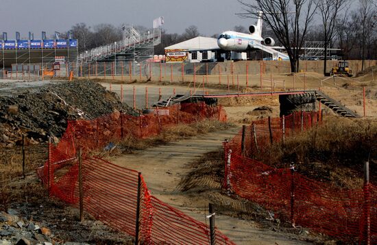 Construction of Primorskoye Koltso Sports and Technical Complex