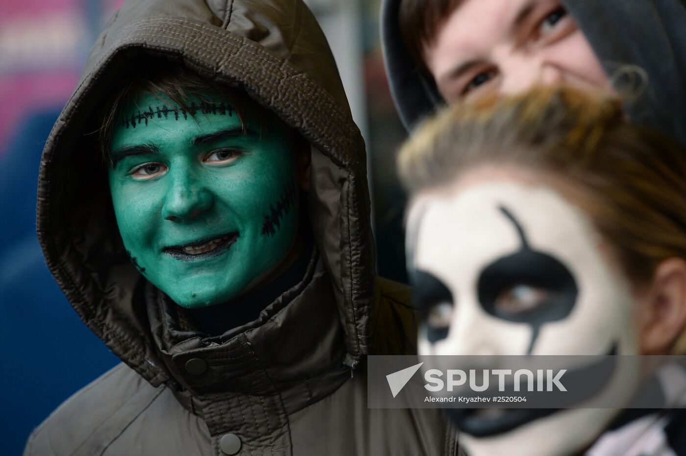 Halloween celebration in Novosibirsk