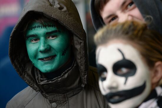 Halloween celebration in Novosibirsk