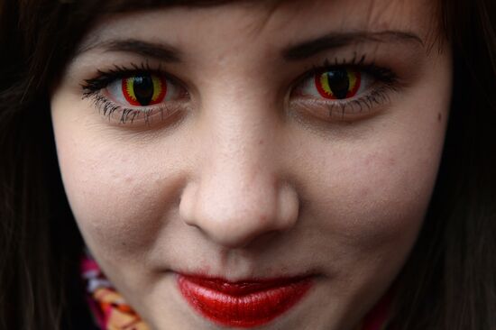 Halloween celebration in Novosibirsk