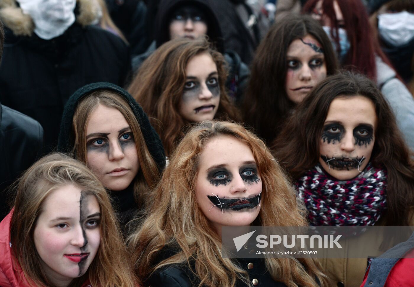 Halloween celebration in Novosibirsk