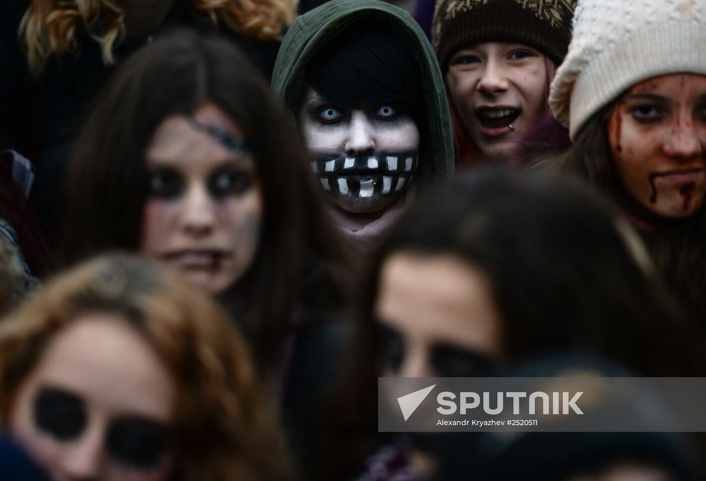 Halloween celebration in Novosibirsk