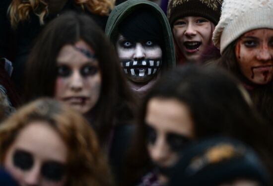 Halloween celebration in Novosibirsk