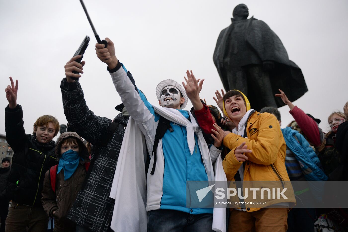 Halloween celebration in Novosibirsk