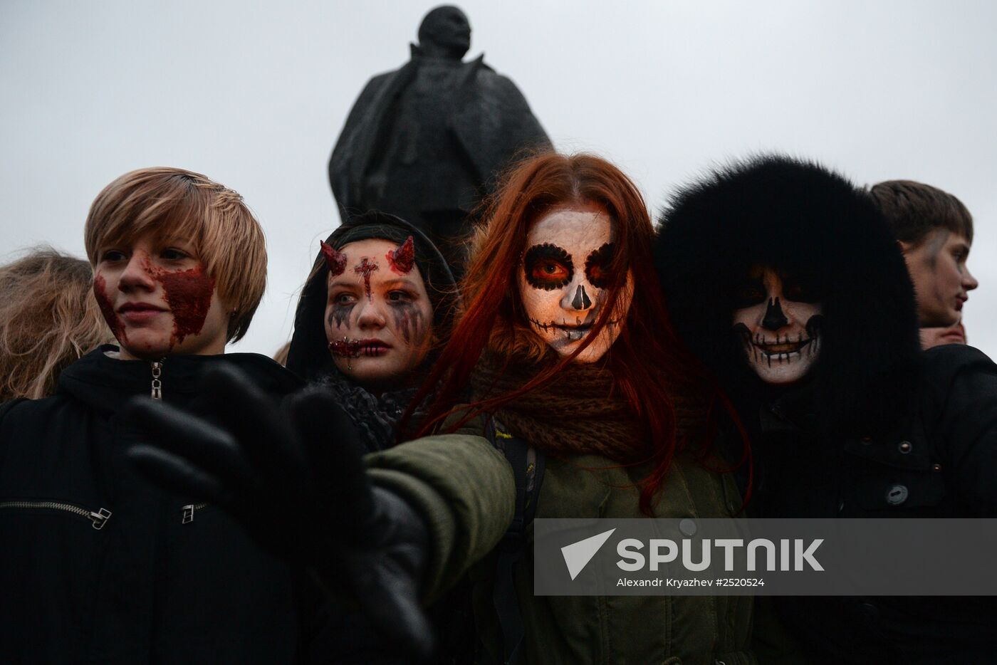 Halloween celebration in Novosibirsk