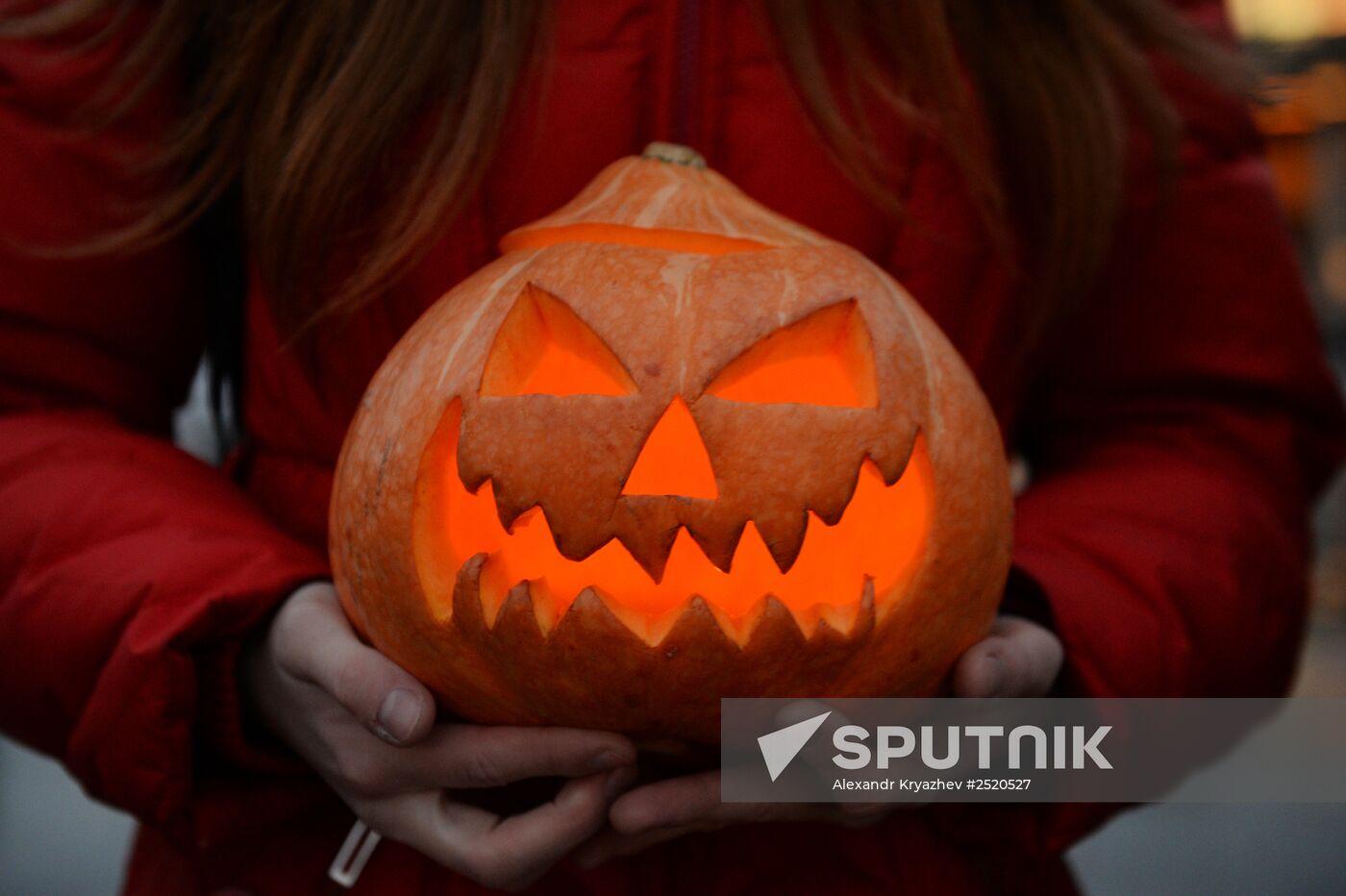 Halloween celebration in Novosibirsk