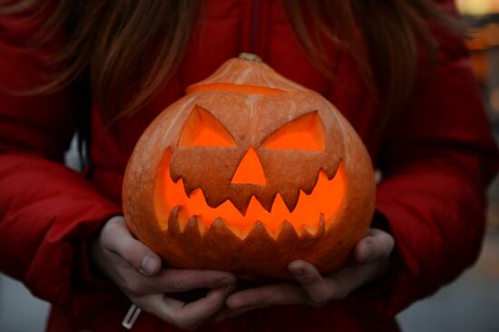 Halloween celebration in Novosibirsk