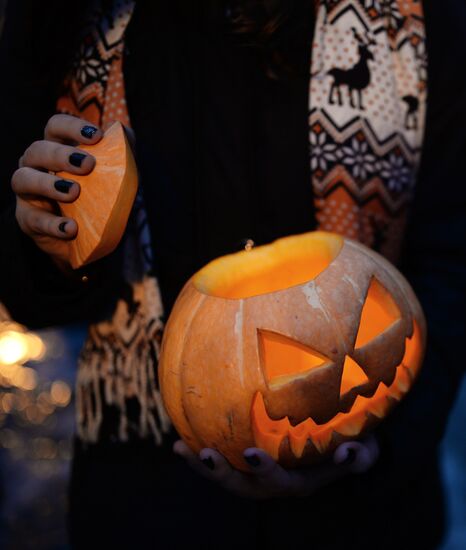 Halloween celebration in Novosibirsk