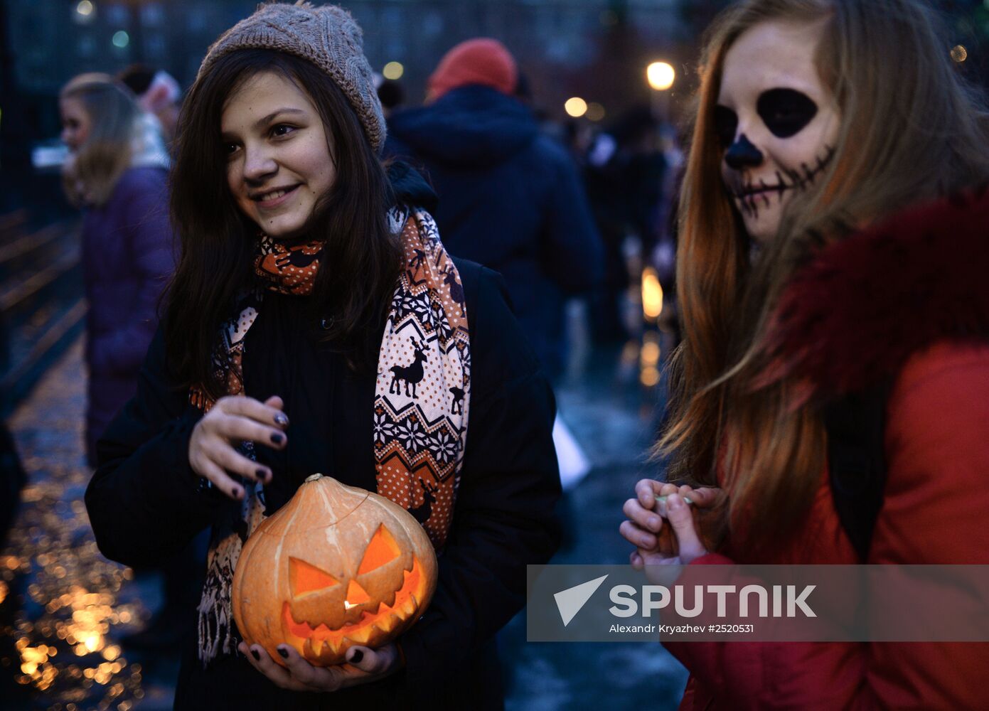 Halloween celebration in Novosibirsk