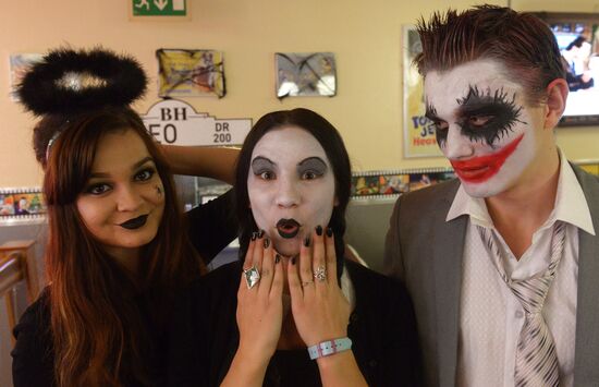 Halloween celebration in Moscow