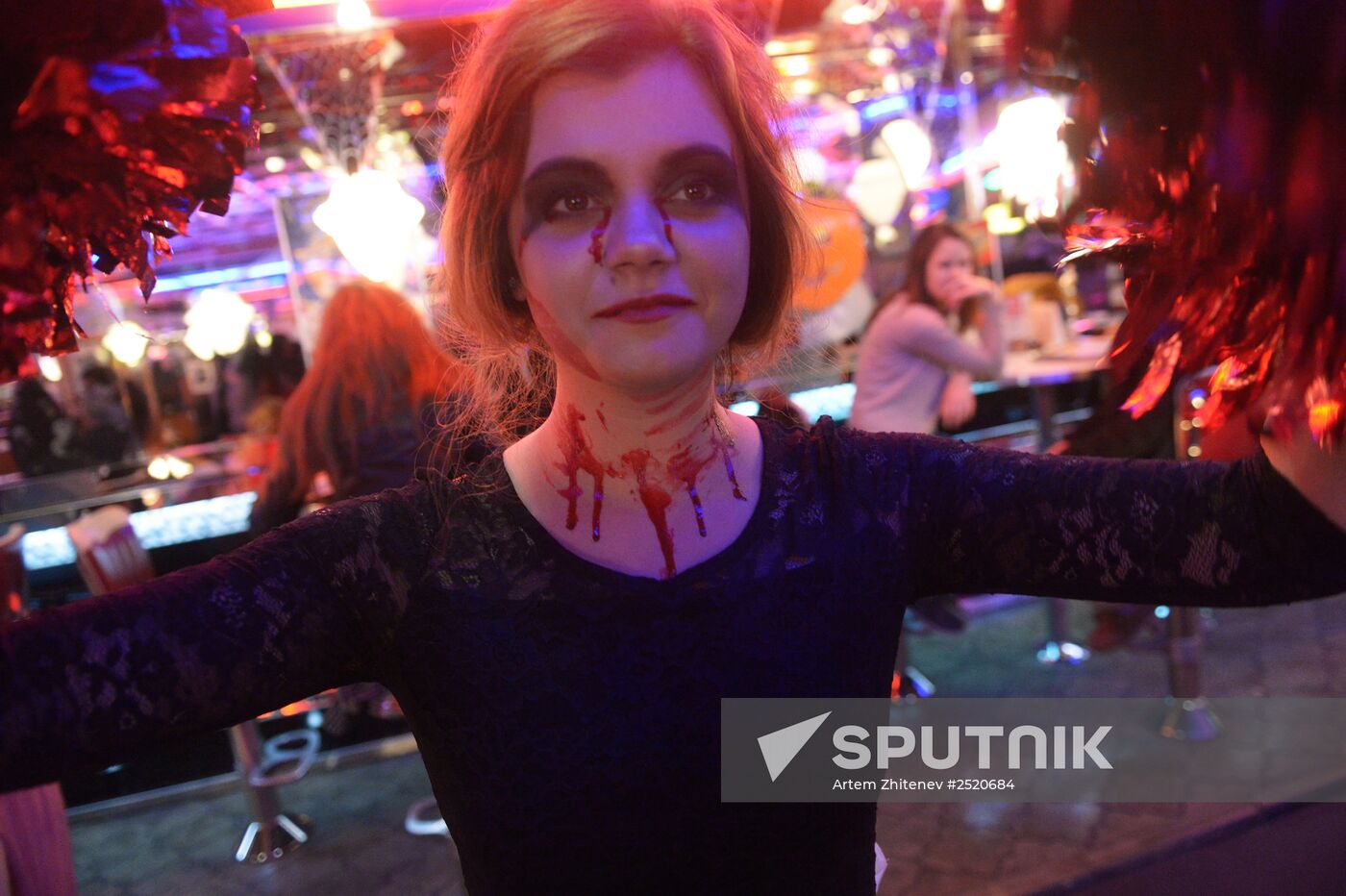 Halloween celebration in Moscow