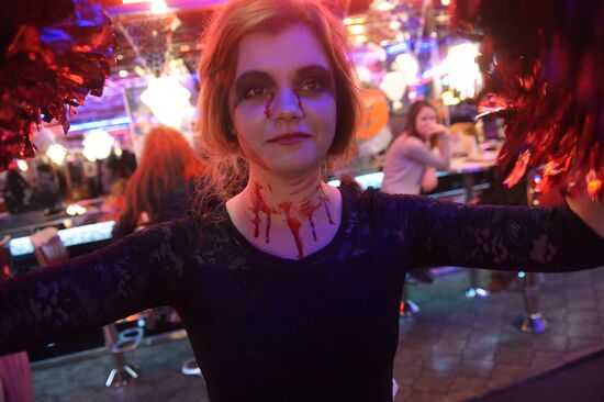 Halloween celebration in Moscow