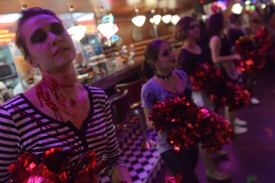 Halloween celebration in Moscow