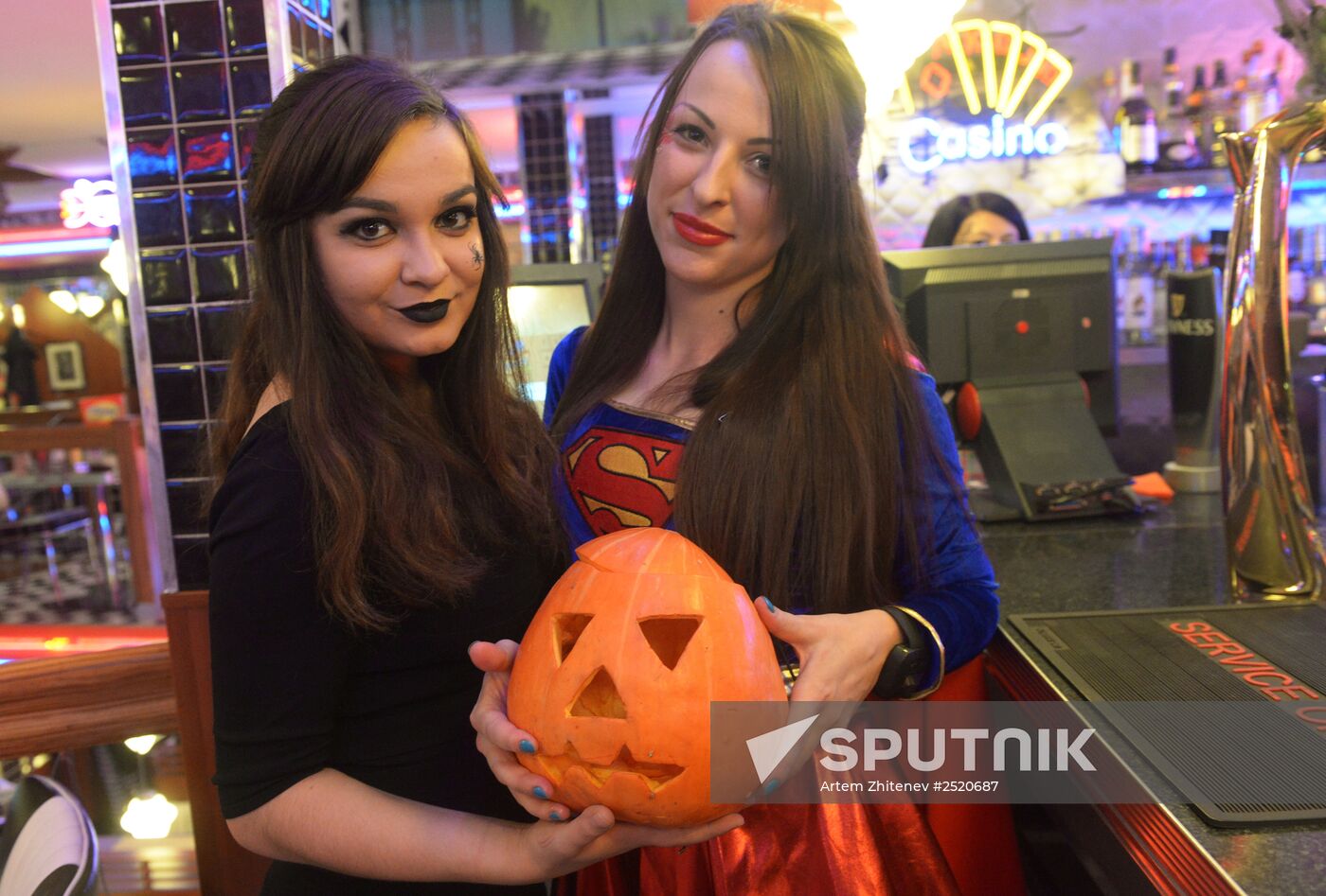 Halloween celebration in Moscow