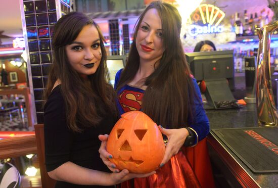Halloween celebration in Moscow