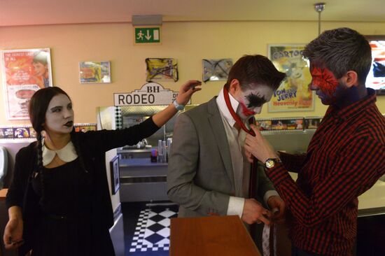 Halloween celebration in Moscow