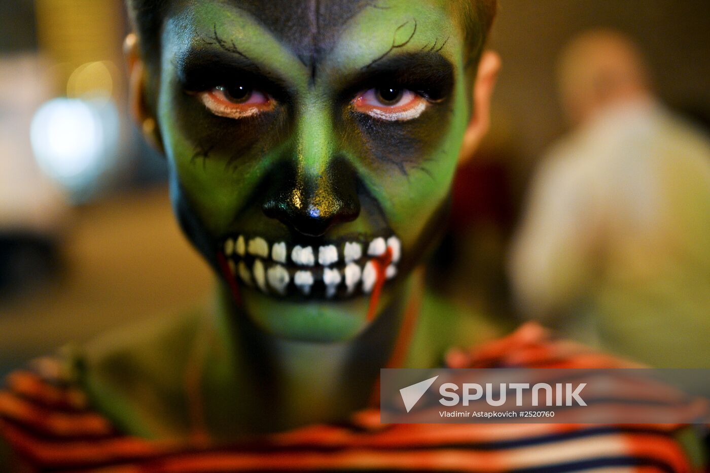 Halloween celebration in Moscow