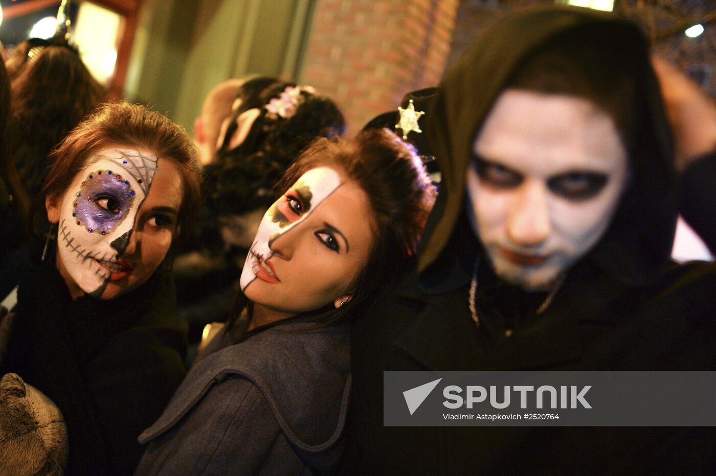 Halloween celebration in Moscow
