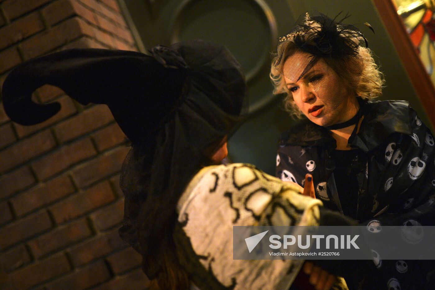 Halloween celebration in Moscow
