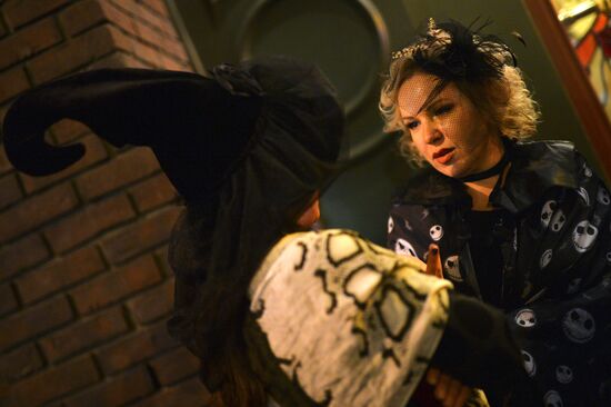 Halloween celebration in Moscow