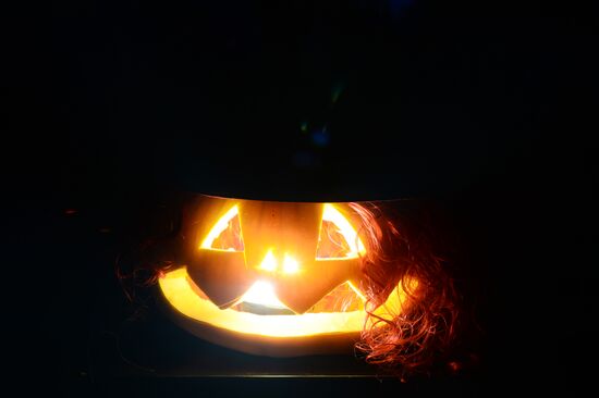 Halloween celebrated in Russian regions