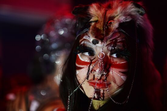 Halloween celebrated in Russian regions