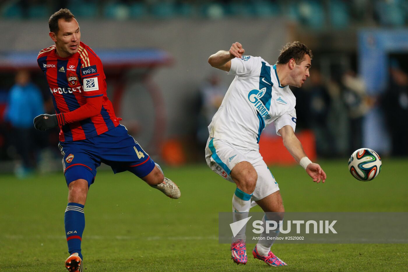 Football. Russian Premiere League. CSKA vs. Zenit
