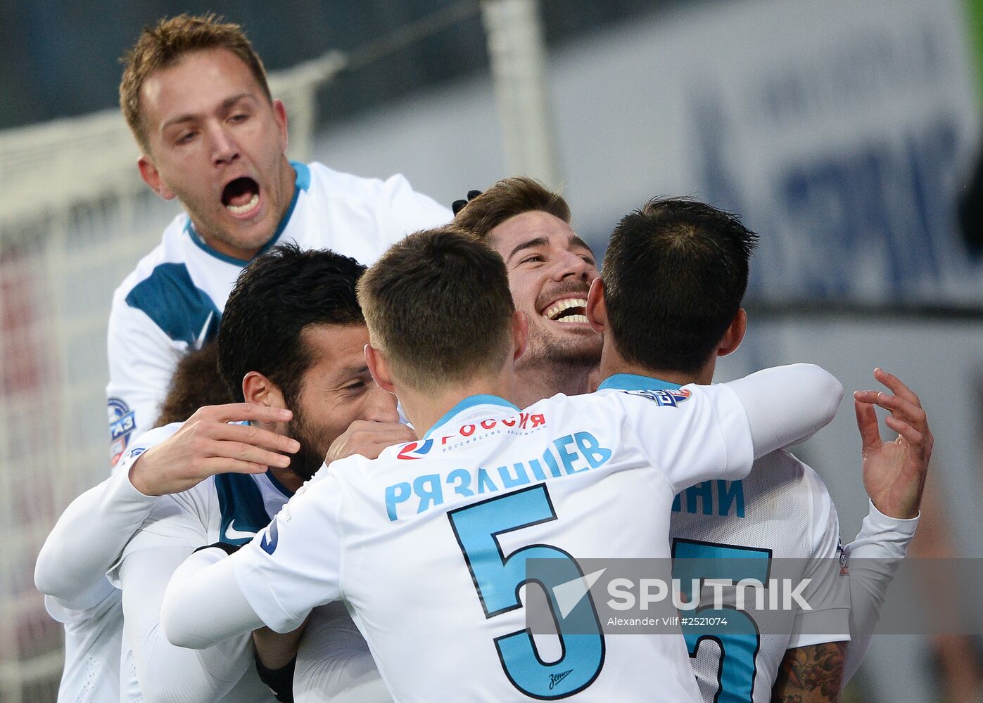 Football. Russian Premiere League. CSKA vs. Zenit