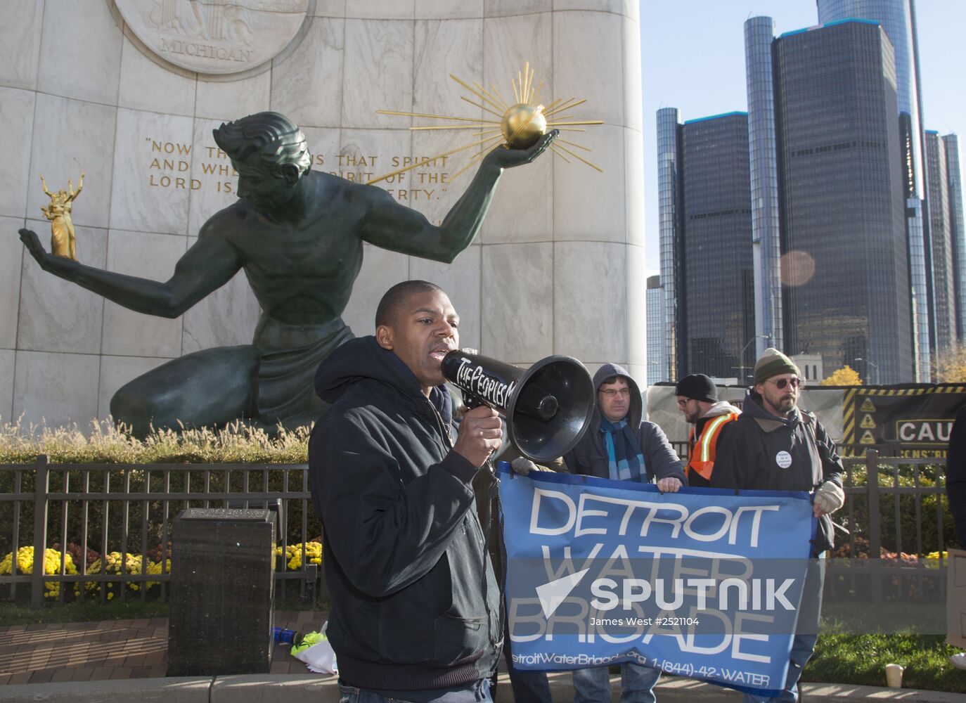 Detroit residents protest against water shutoffs
