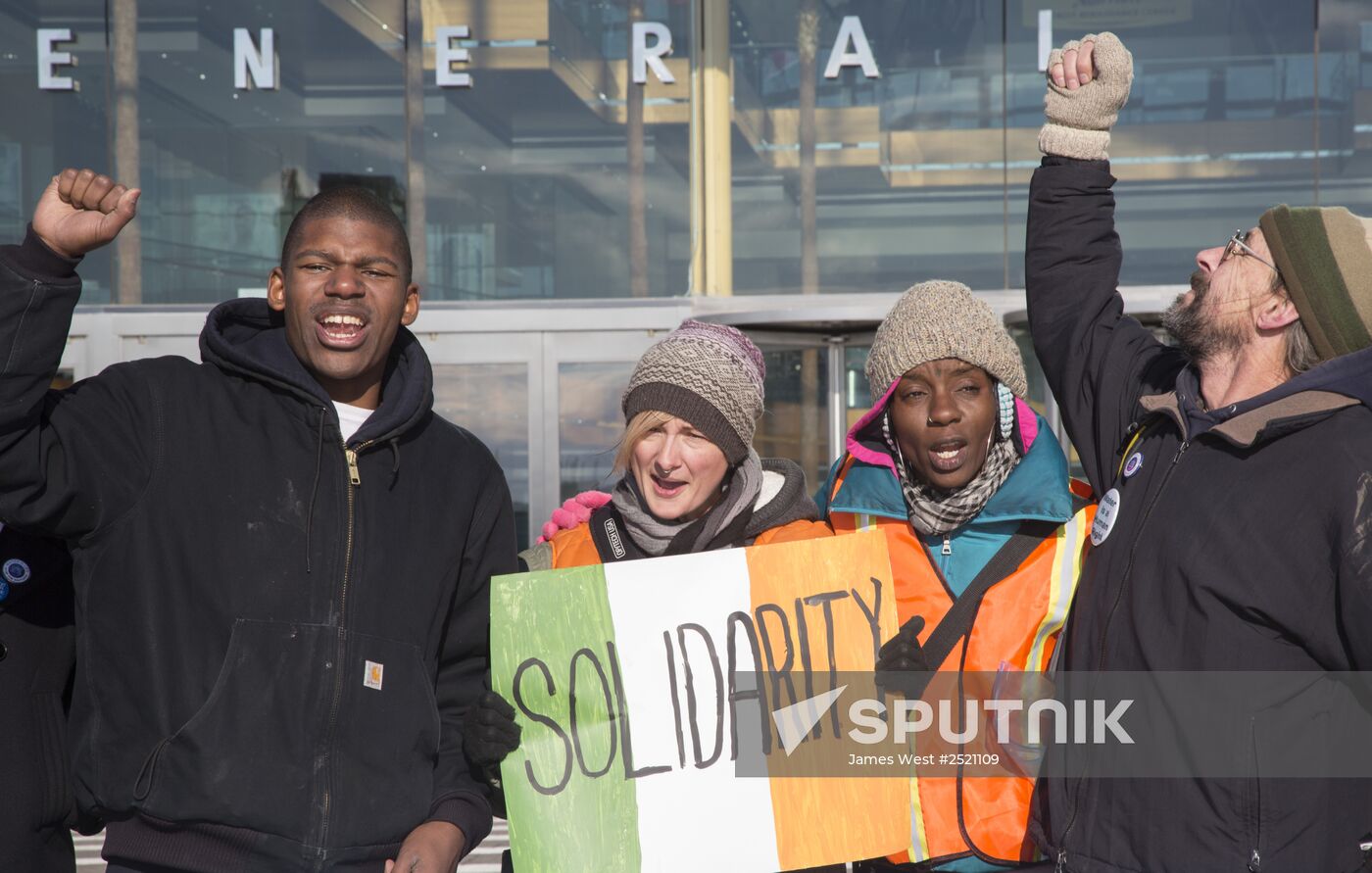 Detroit residents protest against water shutoffs